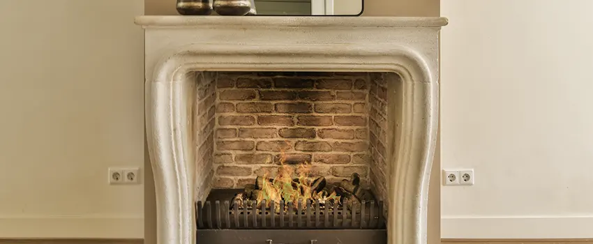 Vintage-style Fireplace Redesign in Gulfport, Mississippi