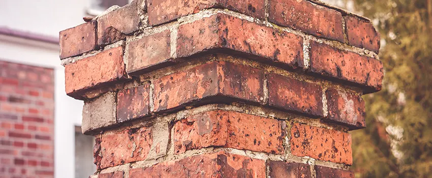 Cracked Chimney Bricks Repair Cost in Gulfport, Mississippi
